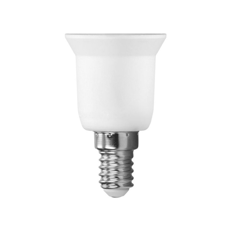Objímka žiarovky z termoplastu E14/E27, biela
