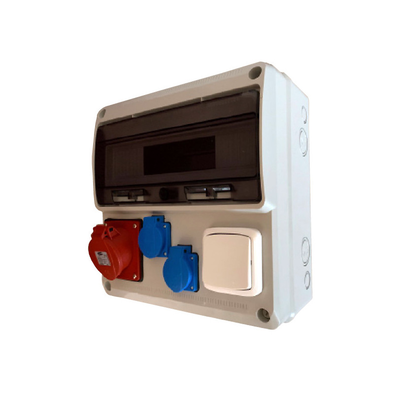 66010.20100S6 zásuvková kombinácia osadená ELEKTRIUM - zákazková výroba