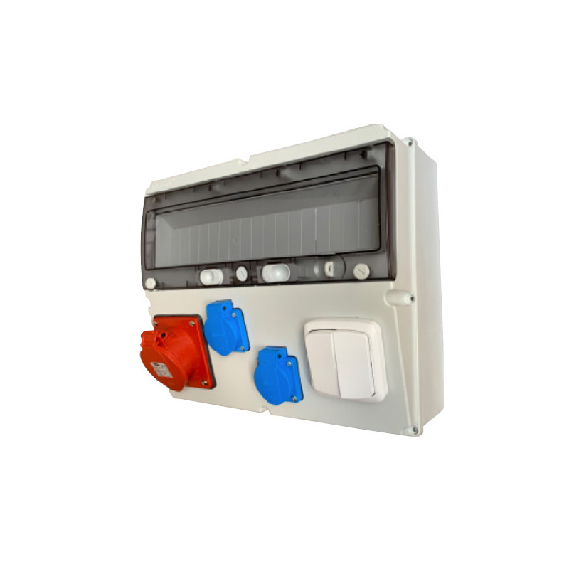 63528.20100S5 zásuvková kombinácia osadená ELEKTRIUM - zákazková výroba