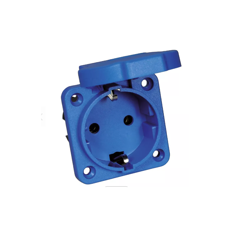 Vstavaná zásuvka 2P + E 230V 16A, TEM TEK - SCHUKO/nemecký štandard