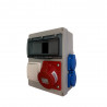 63518.20100S6 zásuvková kombinácia osadená ELEKTRIUM - garážová