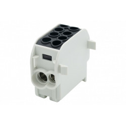 Svorkovnica rozbočovacia HLS 125A-2 (1x35, 1x25 / 1x35, 1x25) - čierna