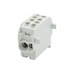 Svorkovnica rozbočovacia HLS 125A-2 (1x35, 1x25 / 1x35, 1x25) - šedá