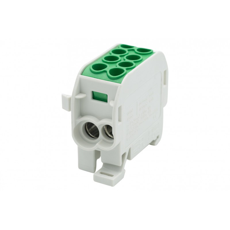 Svorkovnica rozbočovacia HLS 125A-2 (1x35, 1x25 / 1x35, 1x25) - zelená