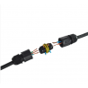 Káblová spojka ELEKTRIUM M684-D, IP68, 0,5-2,5 mm
