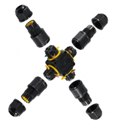 Kabelová spojka ELEKTRIUM M684-X, IP68, 0,5-2,5mm²