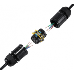 Káblová spojka ELEKTRIUM M685/BS, IP68, 0,5-2,5 mm