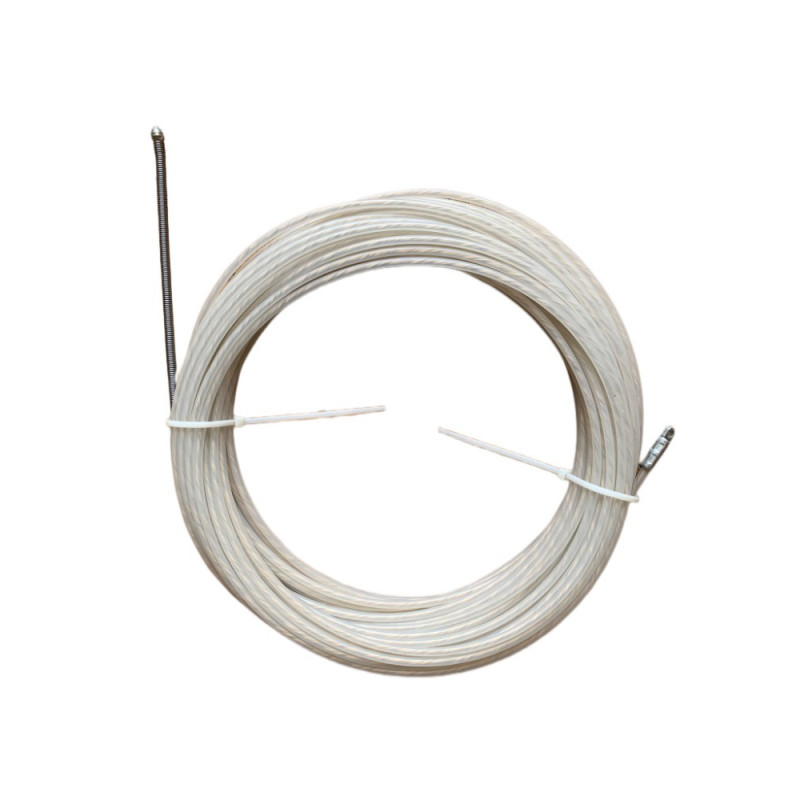 Preťahovacia struna oceľová 20 m 4 mm - s PVC poťahom