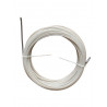 Preťahovacia struna oceľová 15 m 4 mm - s PVC potahem