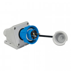 Prívodka nástenná uhlová 1x16A IP68, TP electric