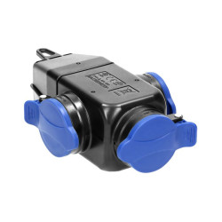 Roztrojka na kábel, hranatá 3x230V, IP44, OR-AE-1346