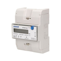 OR-WE-507 trojfázový elektromer na DIN lištu elektronický, ORNO