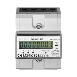 OR-WE-520 trojfázový elektromer na DIN lištu elektronický ORNO