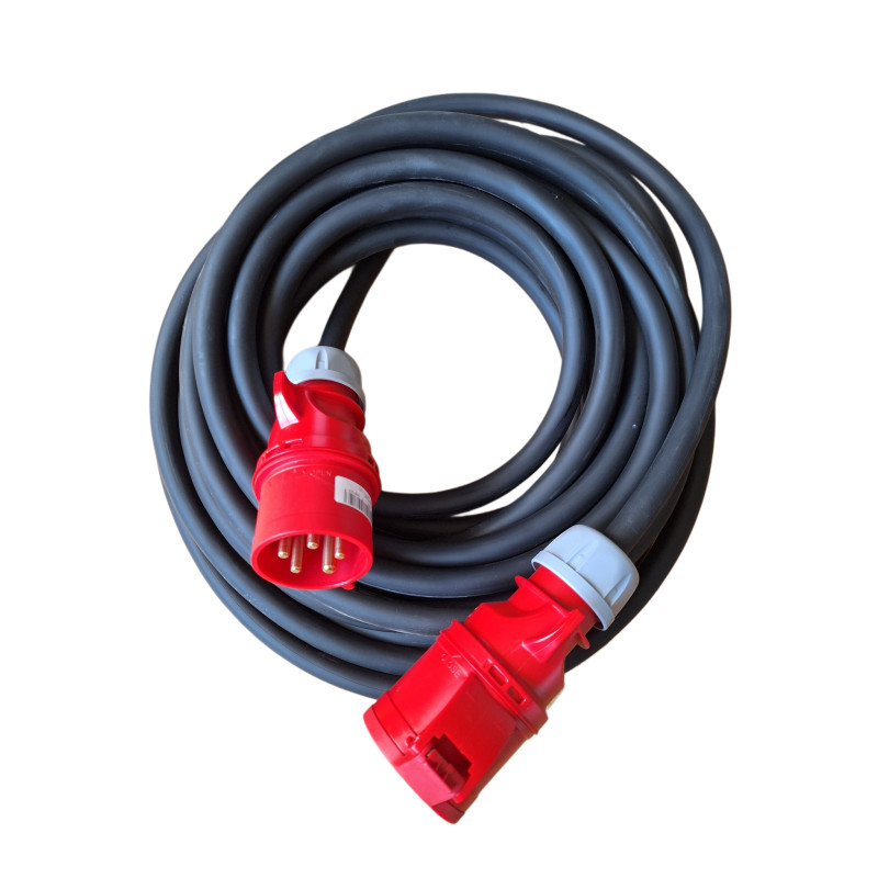 Predlžovací kábel 400V 32A 5 kolík, 5x6 - 25m