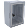 Distribučná skriňa CP5012D 250x350x150, IP65, IK10, transparentné dvierka