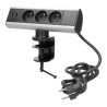 Nábytková zásuvka s USB nabíjačkou a skrutkovacou svorkou 3x2P + E, 2xUSB FS-7