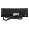 Nábytková zásuvka 2x2P+E, 2xUSB (typ A+C, 2,4A), čierna OR-GM-9039/B
