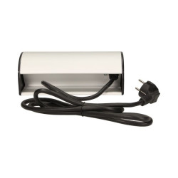 Nábytková zásuvka so skrutkovými svorkami USB nabíjačkou a káblom 1,8 m 3x2P + Z 2xUSB FS-5