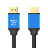 Kábel HDMI, 2m, modrý, 0,8 mm vonkajší priemer