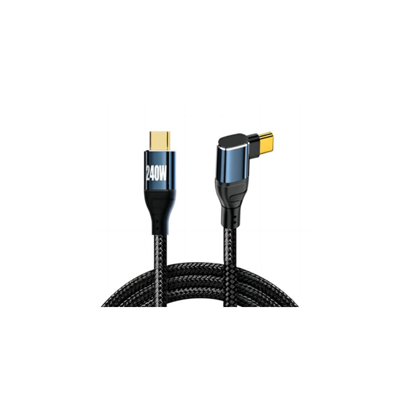 Nabíjací a dátový kábel USB C na USB C, 2m, sivý