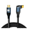 Nabíjací a dátový kábel USB C na USB C, 2m, sivý