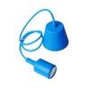 Lampa závesná Moderna E27 60W modrá