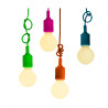 Lampa závesná Moderna E27 60W oranžová