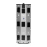 Nábytková zásuvka s USB nabíjačkou vhodná do nábytku a kuchyne, INOX, FS-3