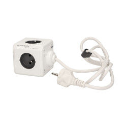 Rozbočka Powercube s káblom 4x230V, 2xUSB, kábel 1,4m