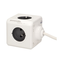 Rozbočka Powercube s káblom 4x230V, 2xUSB, kábel 1,4m