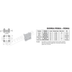 Svorka SR 2b páska-páska TREMIS - dopredaj