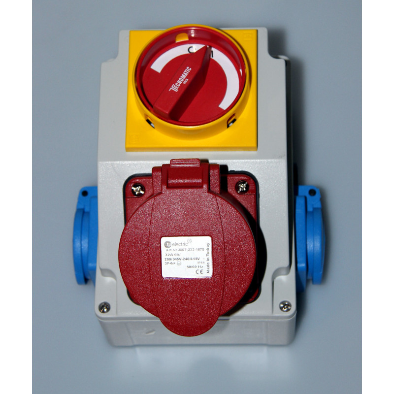 83317.20100 VS 16A, ZV165 zásuvková kombinácia osadená ELEKTRIUM