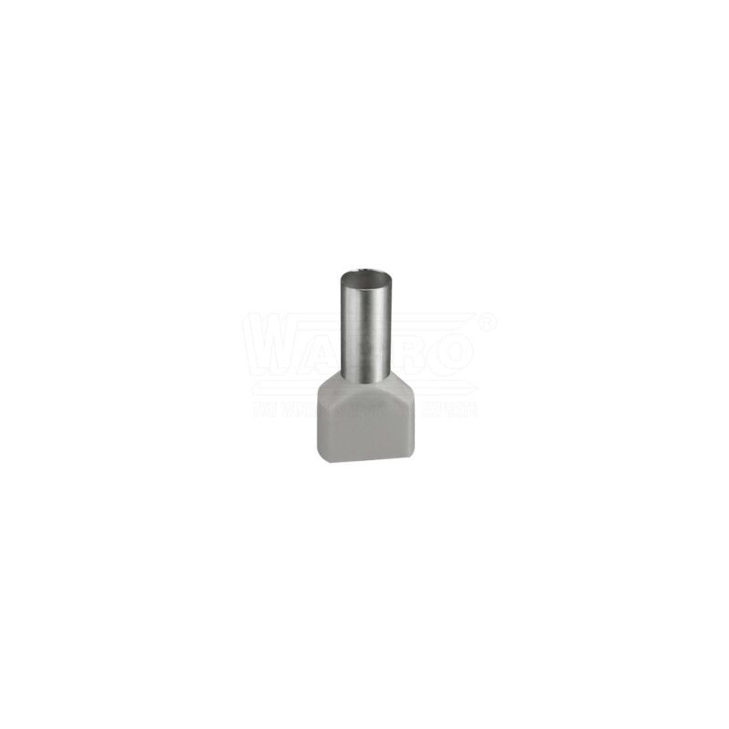 Izolovaná dutinka DUID 2x4mm/12mm WAPRO, sivá