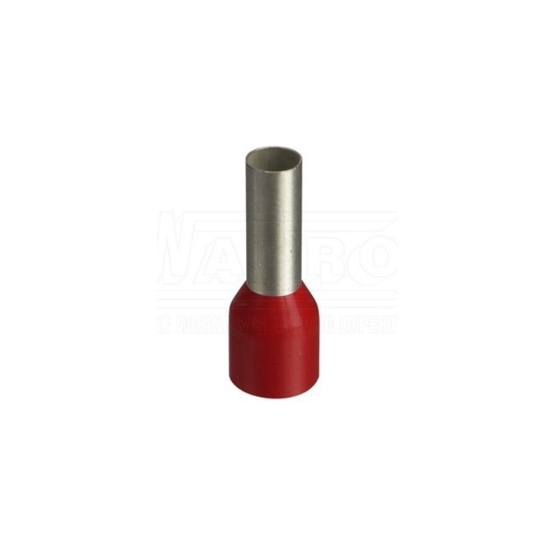Izolovaná dutinka 472/8 Cu 1,5mm WAPRO, červená - dopredaj