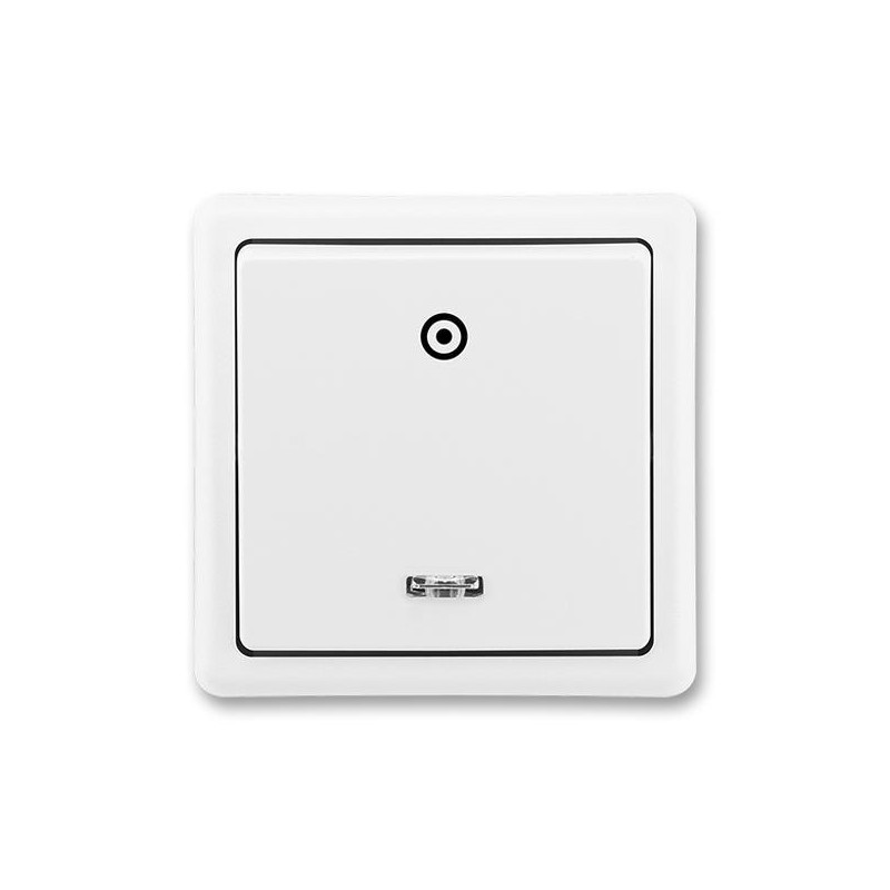 Tlačidlo ABB Classic 3553-93289 B1, radenie 1/0So, s orientačnou tlejivkou