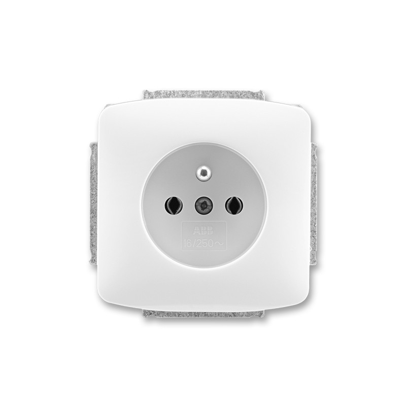 Zásuvka jednásobná ABB TANGO 5518A-A2349B, biela