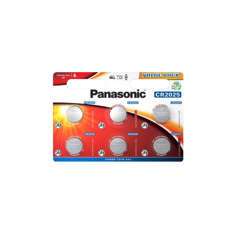 Batéria CR2025 3V, Panasonic