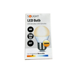 LED žiarovka E27 8W 3000K...