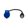 Adaptér z 16A 250V na zásuvku 16A 3p