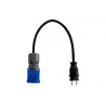 Adaptér z 16A 250V na zásuvku 16A 3p