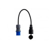 Adaptér z 16A 250V na vidlicu 16A 3p
