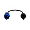 Adaptér z 16A 250V na vidlicu 16A 3p