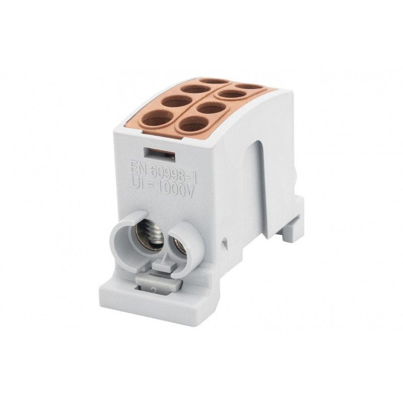 Svorkovnica rozbočovacia HLK 100A-2 (1x25,1x16 / 1x25,1x16) - hnedá