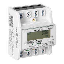 Elektromer OR-WE-531 s MID, 80A, 4,3 modulu (šírka 76mm), DIN TH-35mm