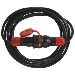 Predlžovací kábel PS-X1 / IP 54 / 10M / 3x2,5 / H05RR-F čierno-červený
