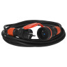 Predlžovací kábel PS-X1 / IP 54 / 10M / 3x2,5 / H05RR-F čierno-červený