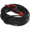Predlžovací kábel PS-X1 / IP 54 / 30M / 3x1,5 / H05RR-F čierno-červený