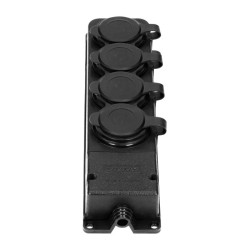 Zásuvka gumová štvornásobná IP44/230V/16A, ORNO