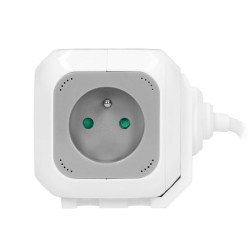 Rozbočka Powercube s káblom 4x230V, 2 x USB, kábel 1,4 m OR-AE-13144