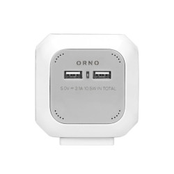Rozbočka Powercube s káblom 4x230V, 2 x USB, kábel 1,4 m OR-AE-13144